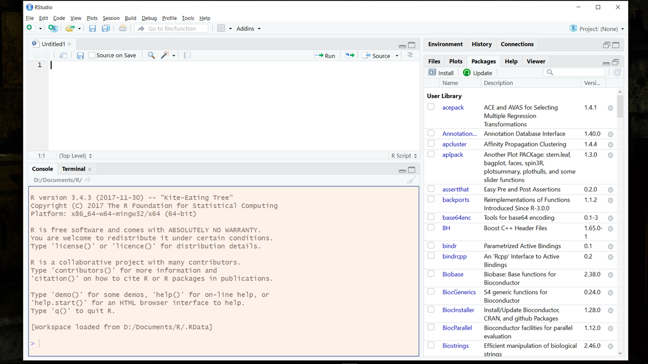 RStudio User Guide - Text Editor